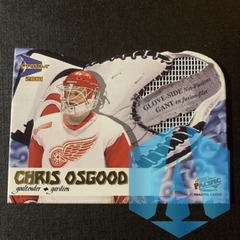 2000-01 Pacific Prism McDonald’s Glove-Side Net-Fusion #3 Chris Osgood Die Cut
